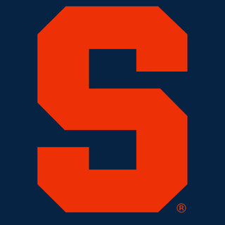 Syracuse Orange Primary Logo Left Chest 1/4 ZIp Sweatshirt - Navy