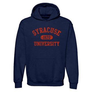 Syracuse Athletic Arch Hoodie - Navy