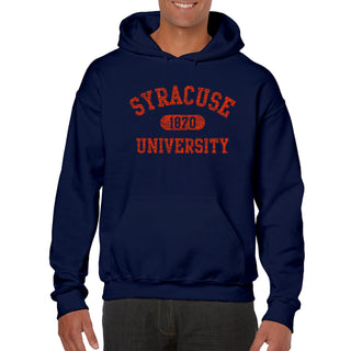 Syracuse Athletic Arch Hoodie - Navy