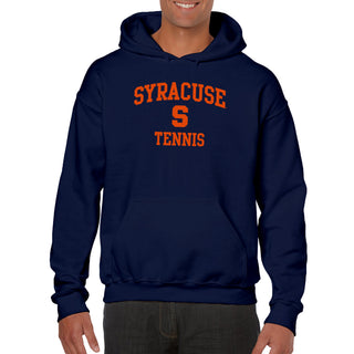 Syracuse Orange Arch Logo Tennis Hoodie - Navy