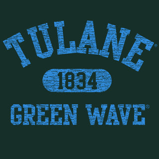 Tulane Green Wave Athletic Arch Hoodie - Forest