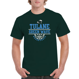 Tulane Green Wave Basketball Peak T-Shirt - Forest