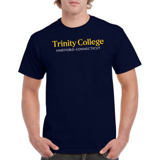 Trinity College Bantams Basic Block Cotton Short Sleeve T Shirt - Navy