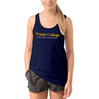 Trinity College Bantams Basic Block Heavy Cotton Tank Top - Navy