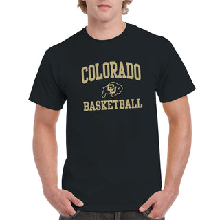 Colorado Arch Logo Basketball T-Shirt - Black
