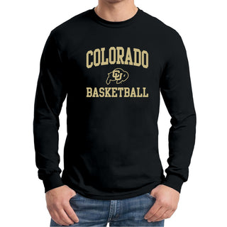 Colorado Arch Logo Basketball Long Sleeve - Black