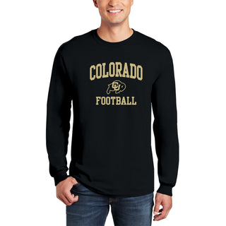Colorado Arch Logo Football Long Sleeve - Black