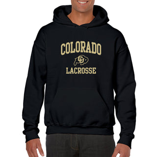 Colorado Arch Logo Lacrosse Hoodie - Black