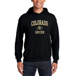 Colorado Arch Logo Soccer Hoodie - Black