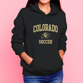 Colorado Arch Logo Soccer Hoodie - Black