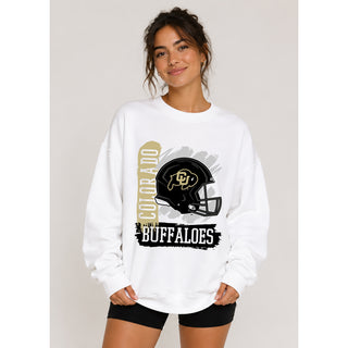 Colorado 90s Big Print Crewneck - White
