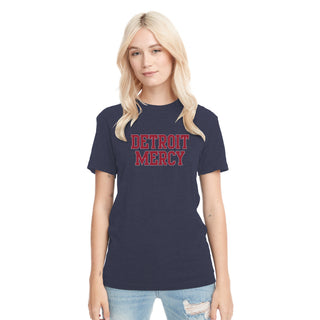 Detroit Mercy Titans Basic Block NLA Triblend T-Shirt - Vintage Navy