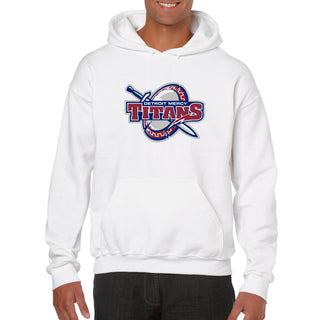 Detroit Mercy Titans Primary Logo Hoodie - White
