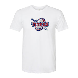 Detroit Mercy Titans Primary Logo NLA Triblend T-Shirt - Solid White