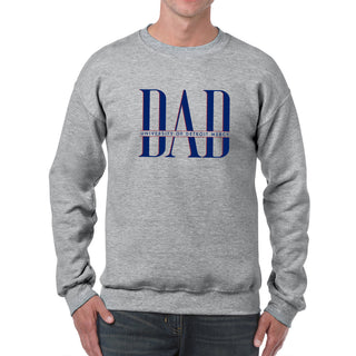Detroit Mercy Classic Dad Crewneck - Sport Grey