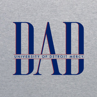 Detroit Mercy Classic Dad T-Shirt - Sport Grey
