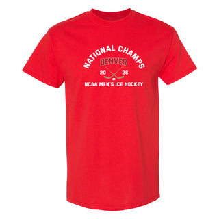 Denver 2026 Hockey National Champions Blocked Shot T-Shirt