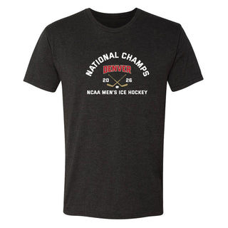 Denver 2026 Hockey National Champions Blocked Shot NLA Triblend T-Shirt