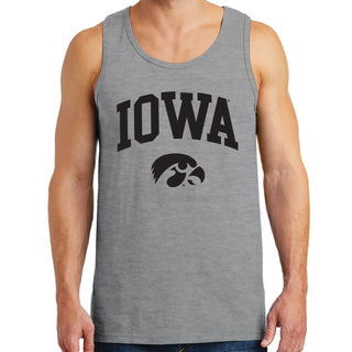 Iowa Hawkeyes Arch Logo Tank Top - Sport Grey