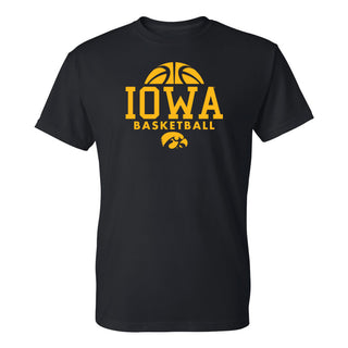 University of Iowa Hawkeyes Basketball Hype Short Sleeve T Shirt - Black