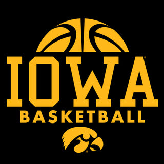 University of Iowa Hawkeyes Basketball Hype Short Sleeve T Shirt - Black