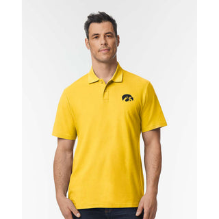 Iowa Primary Logo EMB Softstyle Pique Polo