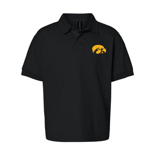 Iowa Primary Logo EMB Youth Dryblend Jersey Polo