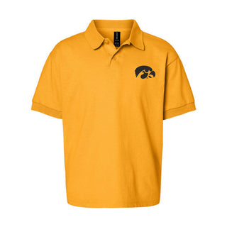 Iowa Primary Logo EMB Youth Dryblend Jersey Polo