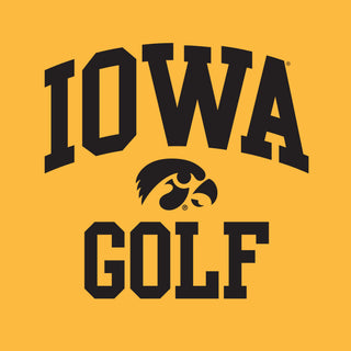 University of Iowa Hawkeyes Arch Logo Golf Hoodie- Gold