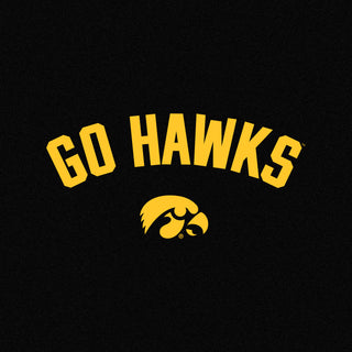 Iowa Go Hawks Arc Canvas Triblend T-Shirt
