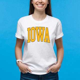The University of Iowa Hawkeyes Mega Arch T-Shirt - White