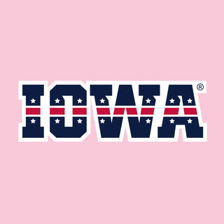 Iowa Hawkeyes Patriotic Wordmark T Shirt