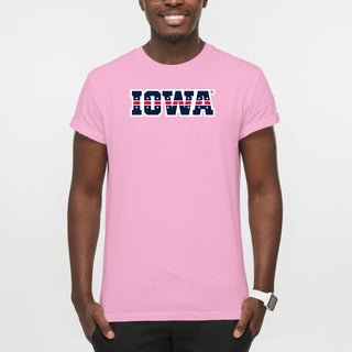 Iowa Hawkeyes Patriotic Wordmark T Shirt