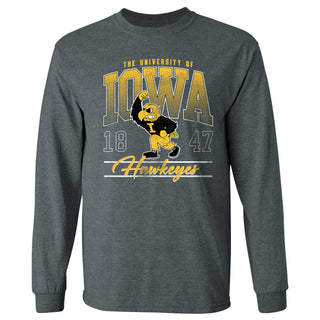 Iowa Colossal Long Sleeve - Dark Heather