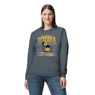 Iowa Colossal Long Sleeve - Dark Heather