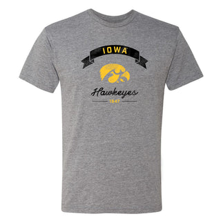 Iowa Ribbon Arc NLA Triblend T-Shirt - Premium Heather