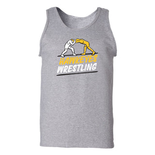 Iowa Wrestling Sketch Tank Top - Sport Grey