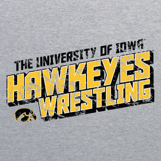 Iowa Wrestling Tech Hoodie - Sport Grey