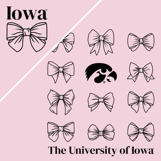 Iowa Bow Bliss T-Shirt - Light Pink