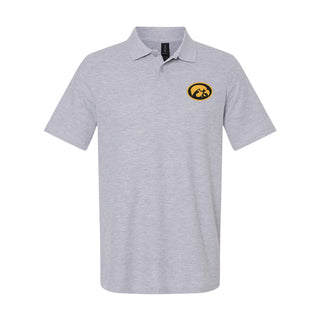 Iowa Hawkeye Oval EMB Softstyle Pique Polo