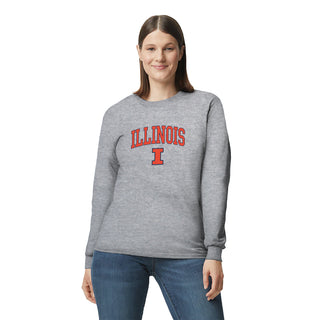 Illinois Arch Logo Long Sleeve