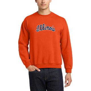 Illinois Script Logo Crewneck Sweatshirt
