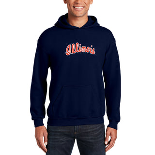 Illinois Script Logo Hoodie