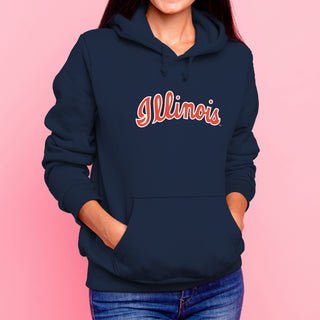 Illinois Script Logo Hoodie