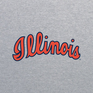Illinois Script Logo Hoodie