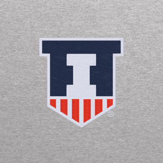 Illinois Badge Logo EMB Dryblend Jersey Polo