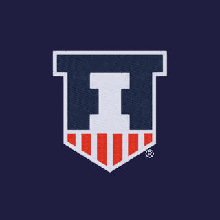Illinois Badge Logo EMB Dryblend Jersey Polo