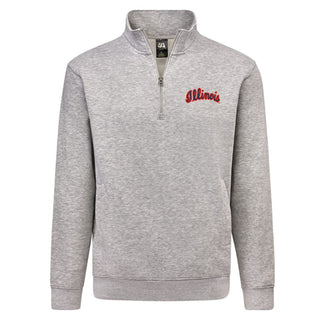 Illinois Script EMB BTB 1/4 Zip