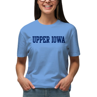 Upper Iowa Basic Block T-Shirt - C Blue