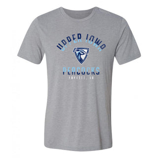 Upper Iowa Division Arch Triblend T-Shirt - Athletic Grey
